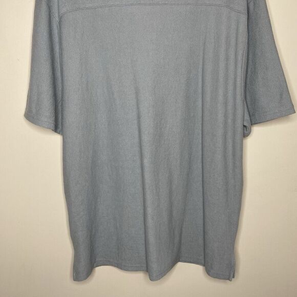 MADEWELL Shirt Men Medium East Short Sleeve Jacquard NEW Blue Button Up NO846 - Picture 8 of 12